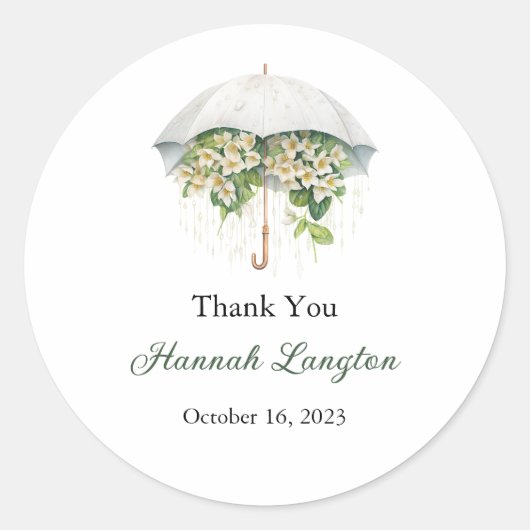 Étiquettes de Fête de Fiançailles, Future Mariée C (Devant)