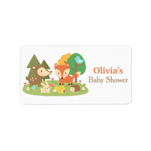 Étiquettes de fête pour Baby Shower avec de mignon