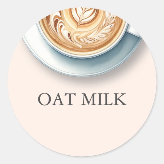 Étiquettes de Fêtes des mariées à thème café (Devant)