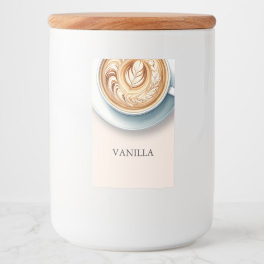 Étiquettes de Fêtes des mariées à thème Café pour (Devant)