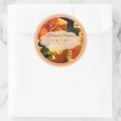 Étiquettes de fleurs orange (Sac)