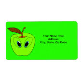 Étiquettes de fruits de pomme (Devant)