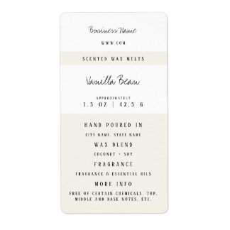 Étiquettes de fusion de cire personnalisés