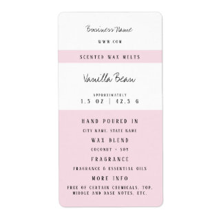 Étiquettes de fusion de cire personnalisés