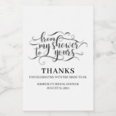 Étiquettes de gel douche fait maison de Ma Douche  (Étiquettes simples)