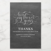 Étiquettes de gel douche fait maison de Ma Douche  (Étiquettes simples)