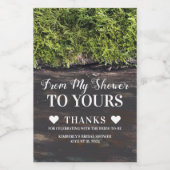 Étiquettes de gel douche fait maison de Ma Douche  (Étiquettes simples)