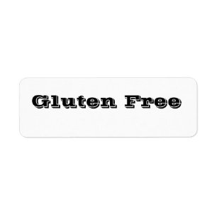Étiquettes de GF (gluten libre)