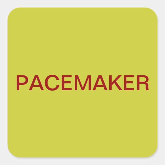 Étiquettes de graphique Médicale Pacemaker (Devant)