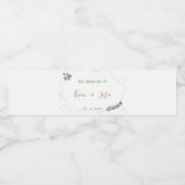 Étiquettes de grenerie et bouteille d'eau d'or (Étiquettes simples)