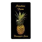 Étiquettes de jus d'ananas (Devant)