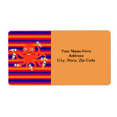 Étiquettes de la bande de crème glacée de pieuvre (Devant)