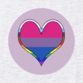 Étiquettes de la Bi Pride (Design 2)