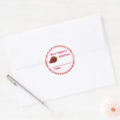 Étiquettes de la boîte de confiture de fraise (Enveloppe)