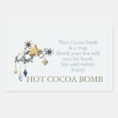 Étiquettes de la bombe à cacao chaud nordique, bom (Devant)