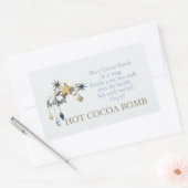 Étiquettes de la bombe à cacao chaud nordique, bom (Enveloppe)