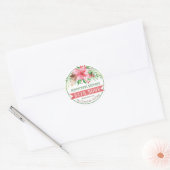 Étiquettes de la bombe parfumée de menthe de Noël (Enveloppe)