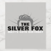 Étiquettes de la bouteille de vin de fête masculin (Étiquettes simples)