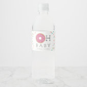 Étiquettes de la bouteille d'eau Baby shower de Do (Devant)