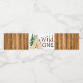 Étiquettes de la bouteille d'eau de la tribu Wild  (Étiquettes simples)