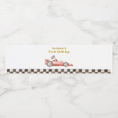 Étiquettes de la bouteille d'eau de voiture de cou (Étiquettes simples)