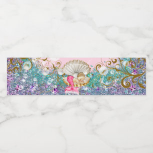 Étiquettes de la bouteille d'eau du Baby shower de