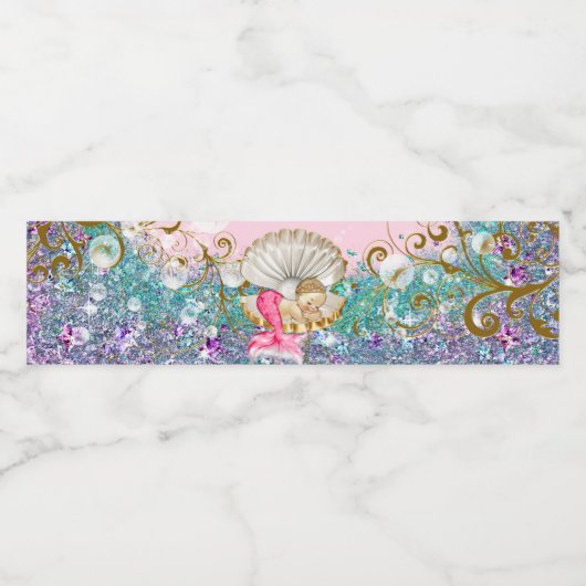 Étiquettes de la bouteille d'eau du Baby shower de (Étiquettes simples)