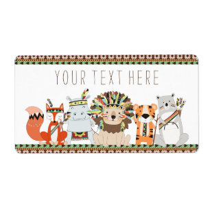 Étiquettes de la bouteille d'eau du Baby shower tr