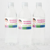 Étiquettes de la bouteille d'eau Fiesta, Baby show (Bouteilles)