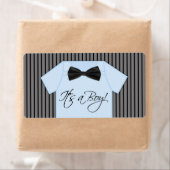 Étiquettes de la bouteille d'eau Little Man (En situation)