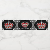 Étiquettes de la bouteille d'eau Red Prince Baby s (Étiquettes simples)