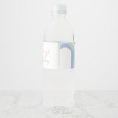 Étiquettes de la bouteille d'eau Unicorn (Dos)