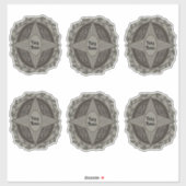 Étiquettes de la bouteille d'os pothécaire (Feuille)