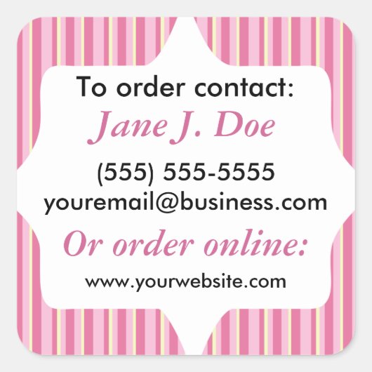 Étiquettes de la brochure commerciale pour Avon et (Devant)