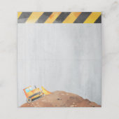 Étiquettes de la carte menu pliée de la partie Cam (Extérieur déplié)