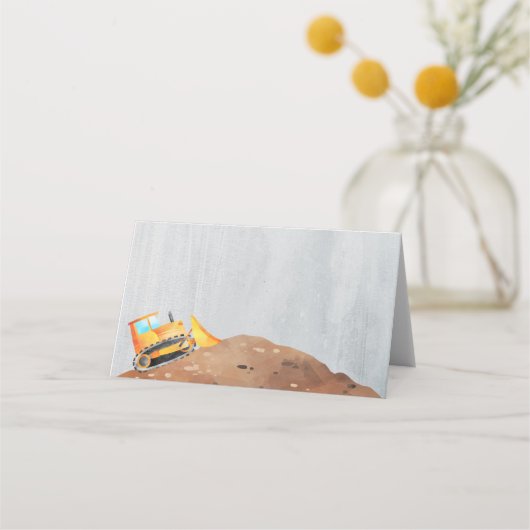 Étiquettes de la carte menu pliée de la partie Cam (Devant)