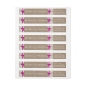 Étiquettes de la collection de Mariages Rustic Pin (Feuille)