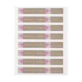 Étiquettes de la collection de Mariages Rustic Pin (Feuille)