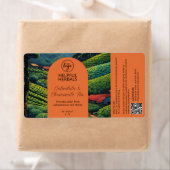 Étiquettes de la ferme de thé à base de plantes (En situation)