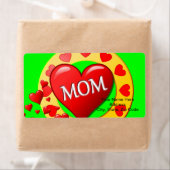 Étiquettes de la fête des mères (En situation)