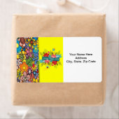 Étiquettes de la fête des mères (En situation)