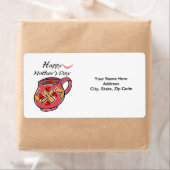 Étiquettes de la fête des mères (En situation)