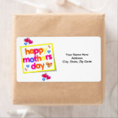 Étiquettes de la fête des mères (En situation)