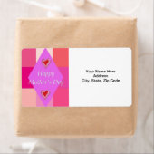 Étiquettes de la fête des mères (En situation)