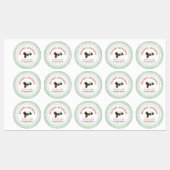 Étiquettes De La Fraise Et En vichy Alimentation (Feuille)