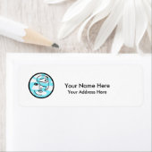 Étiquettes de la gérance rétro (En situation)