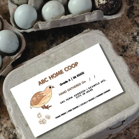 Étiquettes de la législation alimentaire de chalet