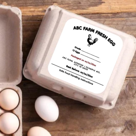 Étiquettes de la législation alimentaire des chale