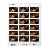 Étiquettes de la maison d'eau Lady Shalott (Feuille entière)