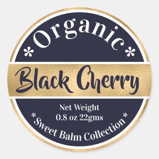 Étiquettes de la Marine d'or do-it-yourself Gloss  (Devant)